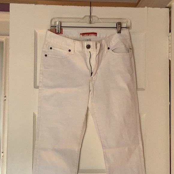 Gap Curvy Straight White Jeans Size 27/4A - Picture 1 of 12